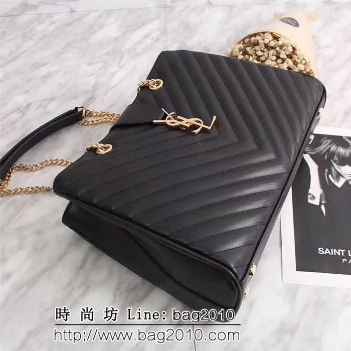 YSL聖羅蘭 經典款 互扣式金屬YSL標誌 原版南非皮肩背包 F26587 YAS1070